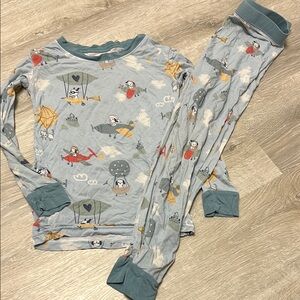 Little Sleepies Airplane Pajama Set